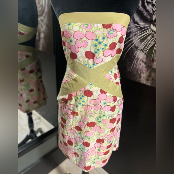 💚💚NWT- SUPER CUTE STRAPLESS SUMMER DRESS SZ 4💚💚 - Picture 2 of 7